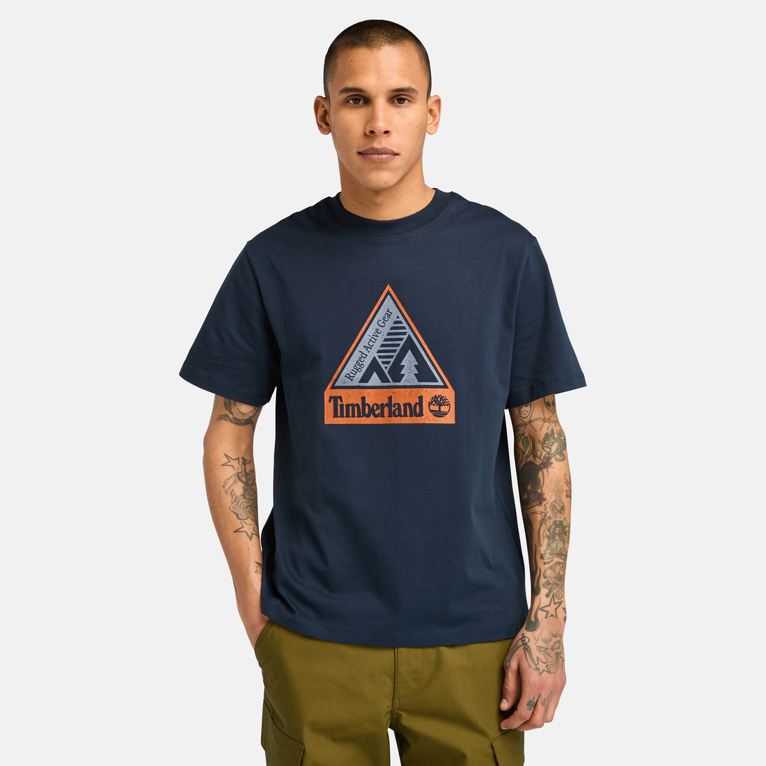 Outdoor Inspired Front Graphic T-Shirt for Men