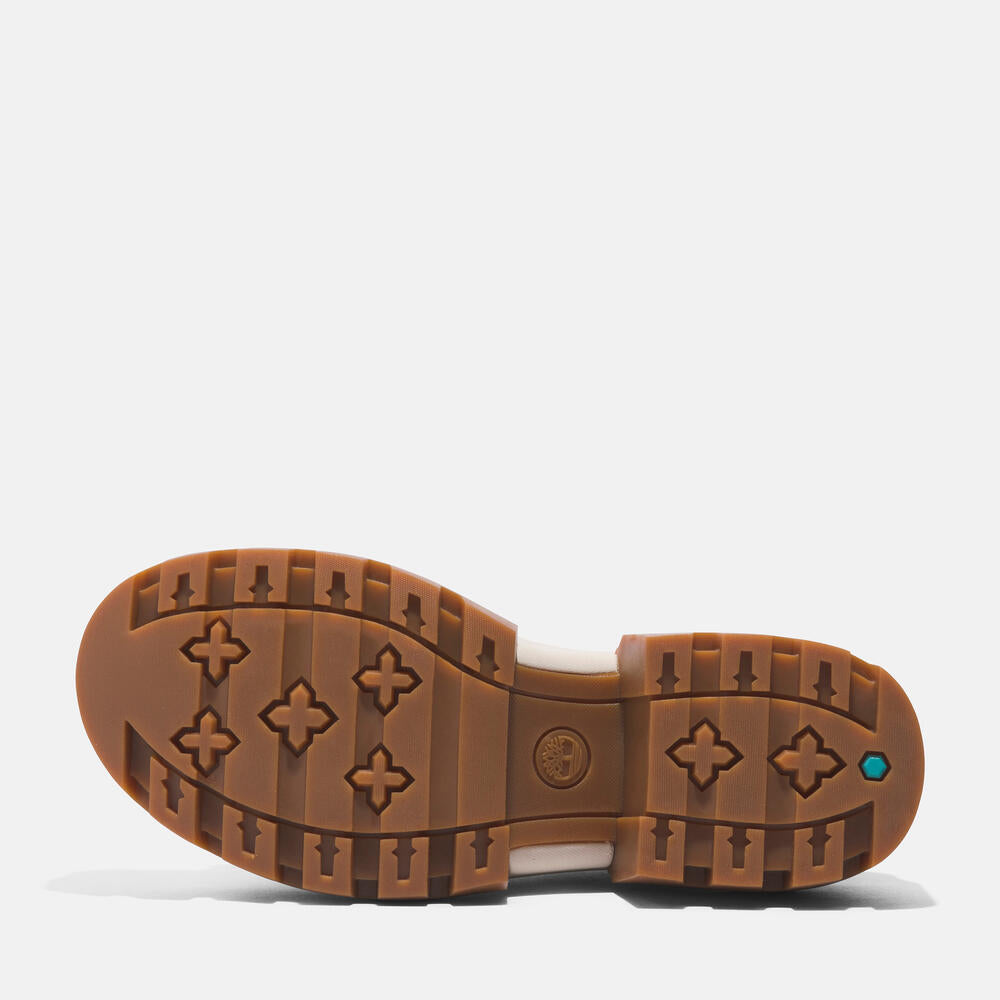 Timberland® Women's Everleigh Gladiator Sandal. Leather gladiator sandal with multiple straps, comfortable cushioning, and durable outsole. Versatile for casual wear and urban adventures.