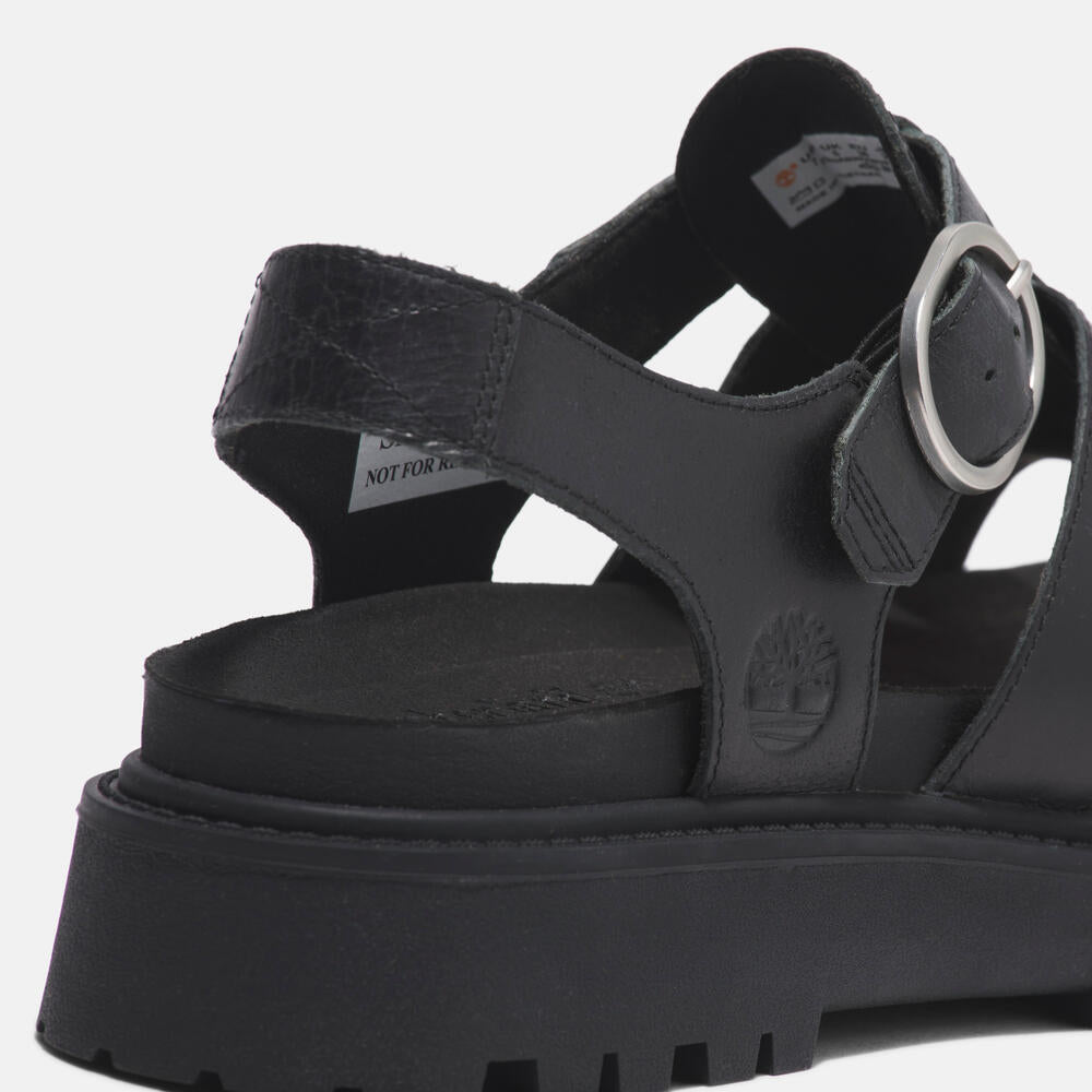 Timberland® Women's Clairemont Way Fisherman Sandal. Leather sandal with adjustable buckle closure, OrthoLite® footbed, and comfortable design. Perfect for warm weather adventures.