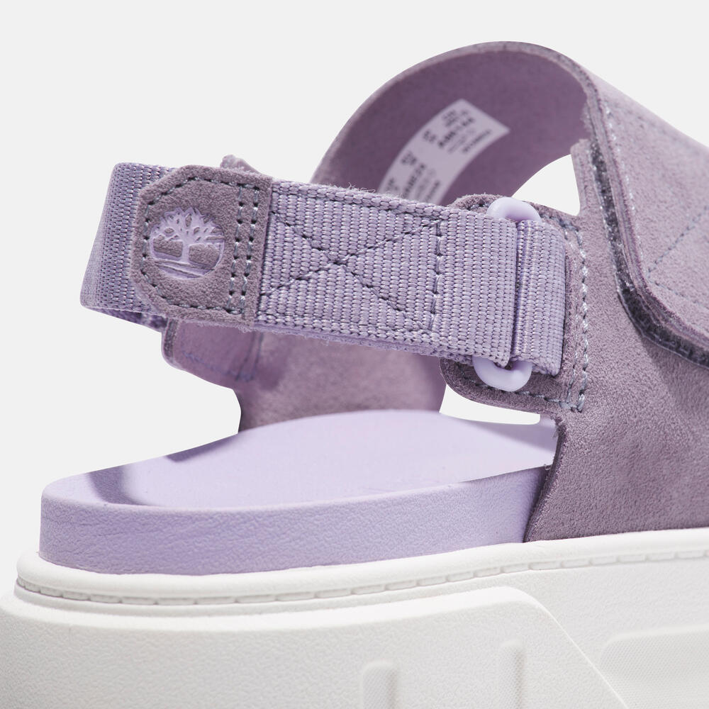 Timberland Greyfield Two-Strap Sandal for Women. Women's leather sandal with two straps, comfortable footbed, and durable construction.  Ideal for warm weather adventures.