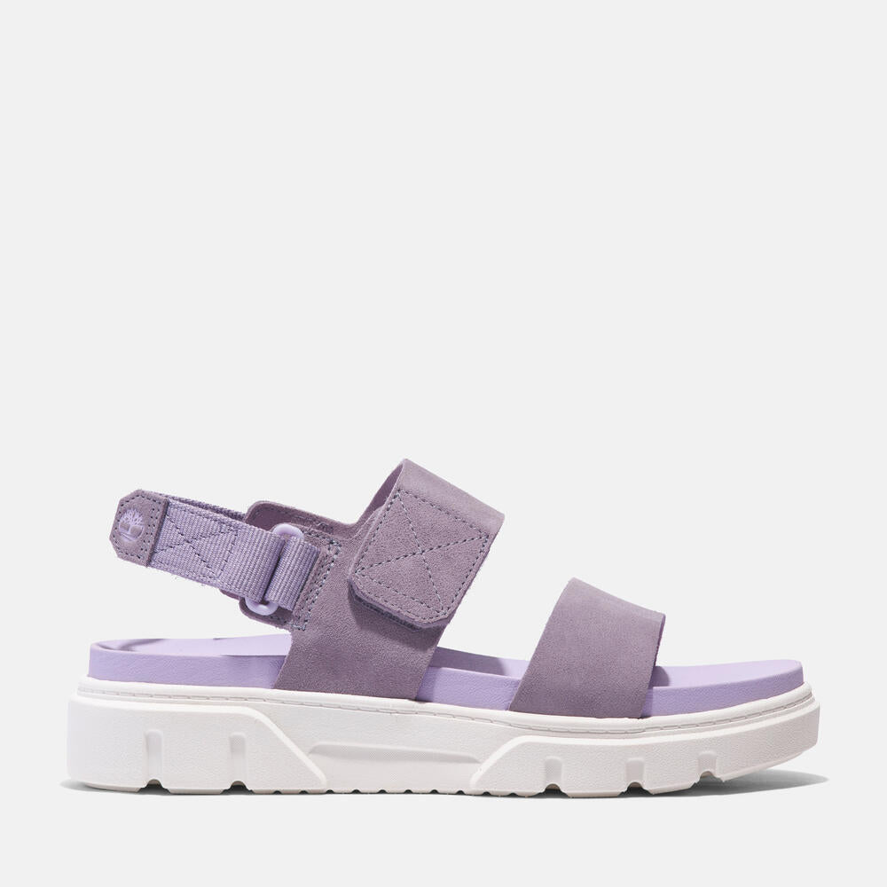 Timberland® Greyfield Two-Strap Sandal for Women. Women's leather sandal with two straps, comfortable footbed, and durable construction.  Ideal for warm weather adventures.