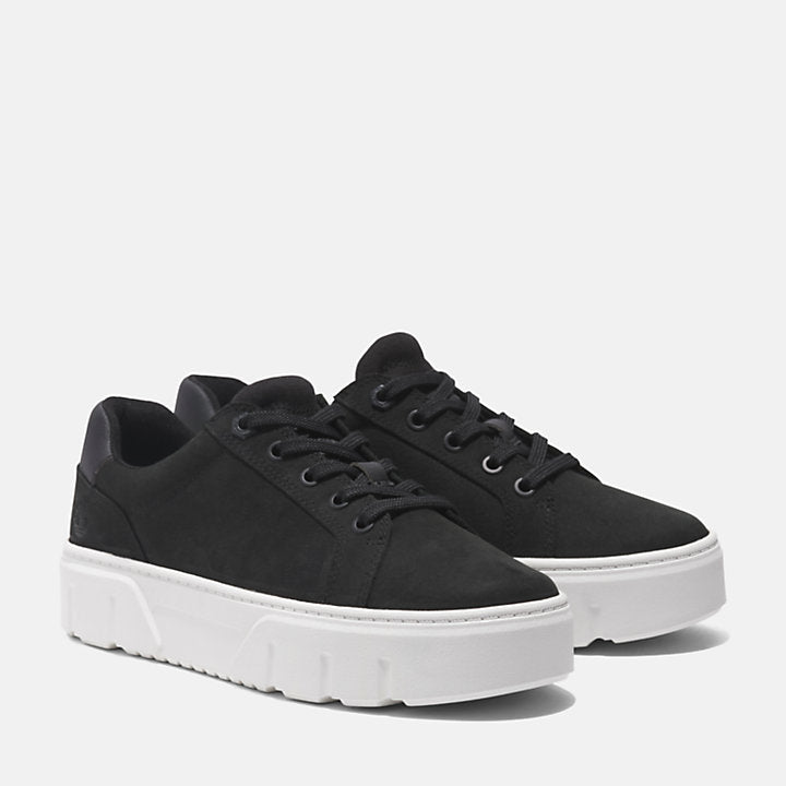 Timberland Laurel Court Lace-Up Low Sneaker For Women In Black