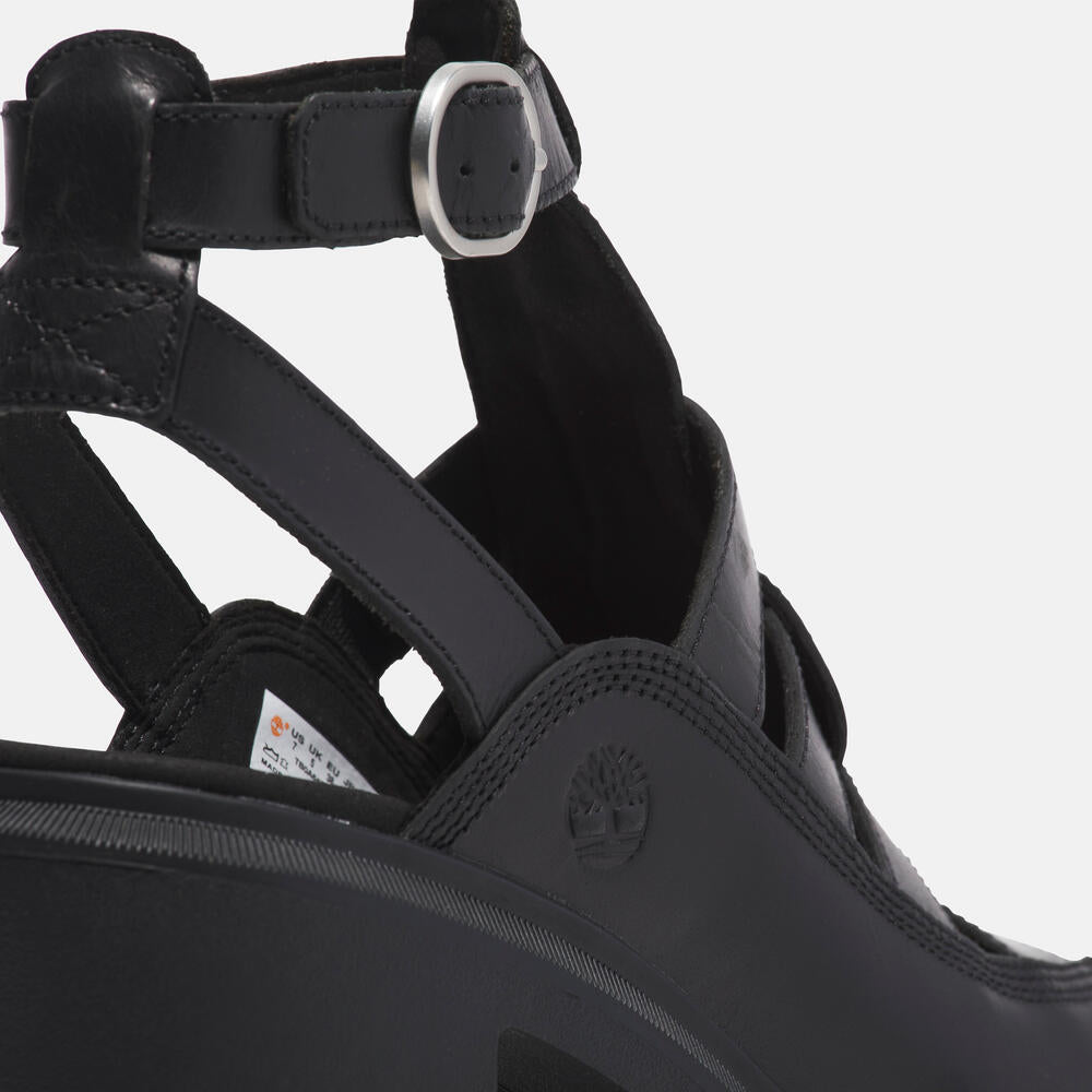 Timberland Allington Heights Fisherman Sandal for Women. Women's leather fisherman sandal with adjustable buckle closure, OrthoLite footbed, and rubber outsole. Stylish and comfortable for various occasions.