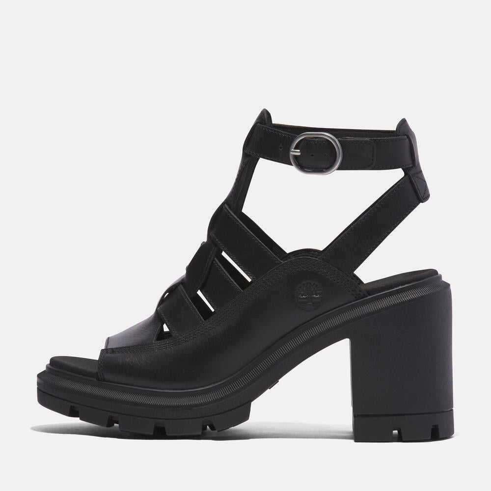 Timberland Allington Heights Fisherman Sandal for Women. Women's leather fisherman sandal with adjustable buckle closure, OrthoLite footbed, and rubber outsole. Stylish and comfortable for various occasions.