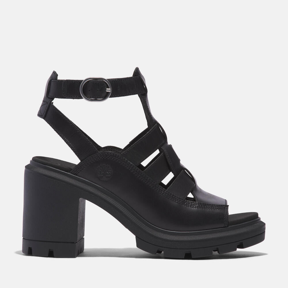 Timberland Allington Heights Fisherman Sandal for Women. Women's leather fisherman sandal with adjustable buckle closure, OrthoLite footbed, and rubber outsole. Stylish and comfortable for various occasions.