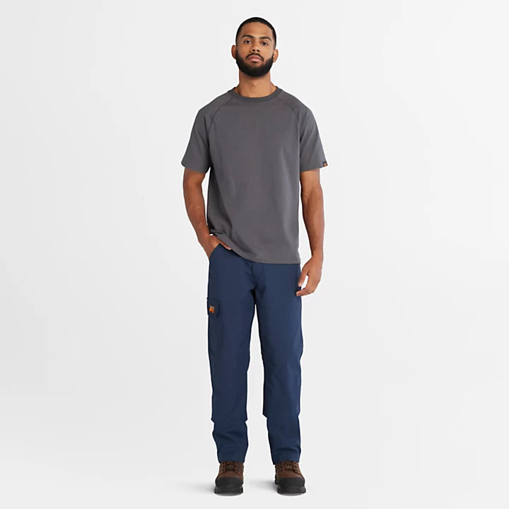 Timberland PRO Core Reflective Logo T-Shirt For Men In Dark Grey