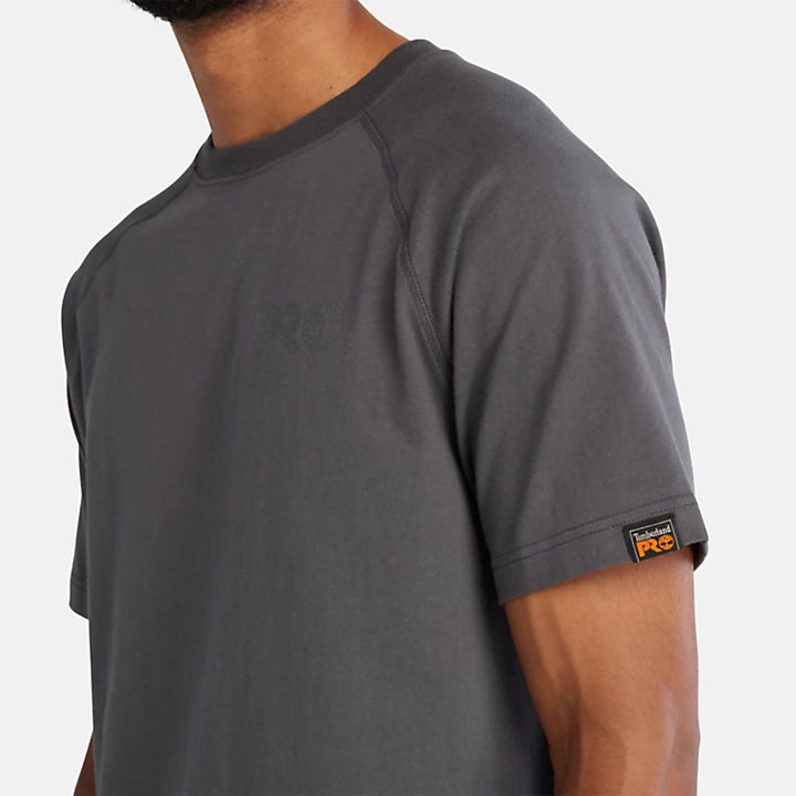 Timberland PRO Core Reflective Logo T-Shirt For Men In Dark Grey