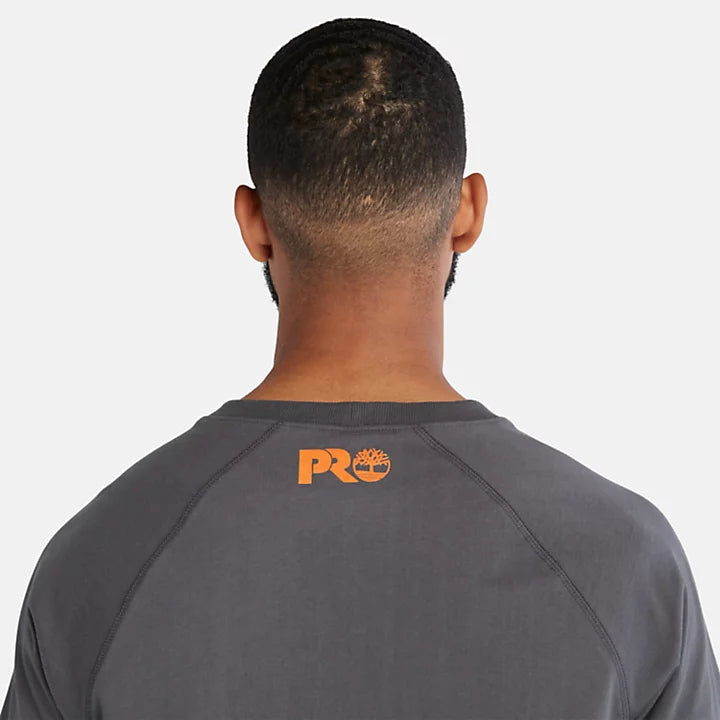 Timberland PRO Core Reflective Logo T-Shirt For Men In Dark Grey
