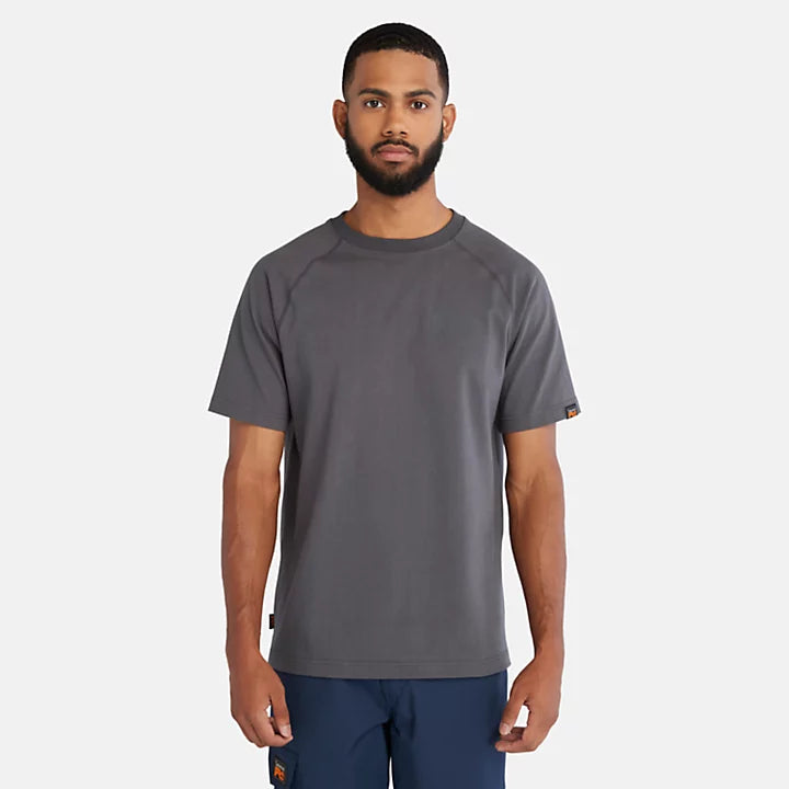 Timberland PRO Core Reflective Logo T-Shirt For Men In Dark Grey
