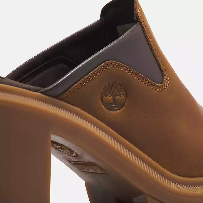 TIMBERLAND ALLINGTON HEIGHTS HEELED CLOG SHOE FOR WOMEN IN BROWN