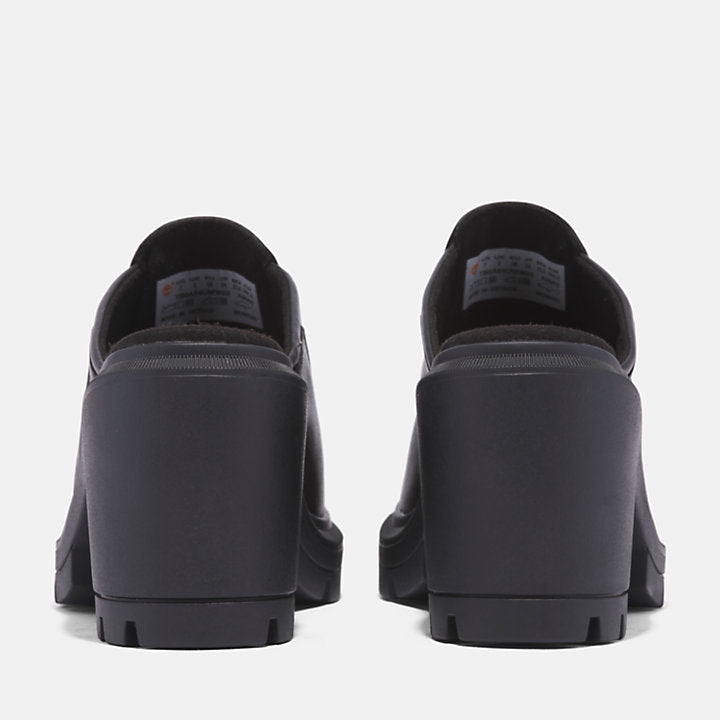 TIMBERLAND ALLINGTON HEIGHTS HEELED CLOG SHOE FOR WOMEN IN BLACK