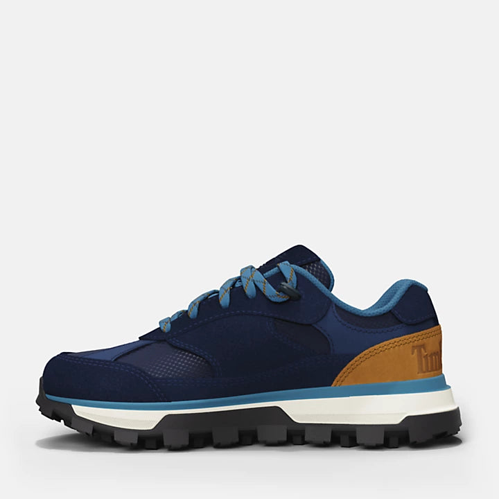 TIMBERLAND TRAIL TREKKER LOW GORE TEX SNEAKER FOR YOUTH IN NAVY