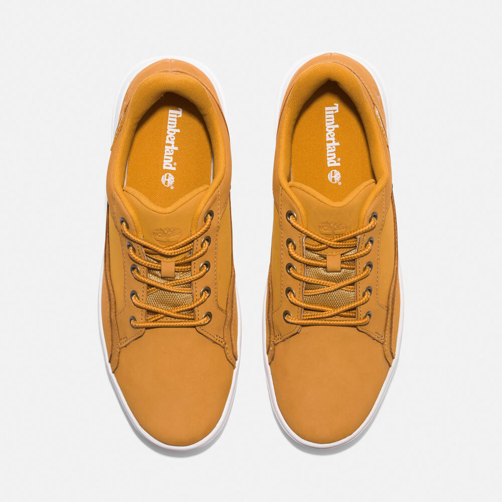 TIMBERLAND ALLSTON LOW LACE-UP SNEAKER FOR MEN IN WHEAT