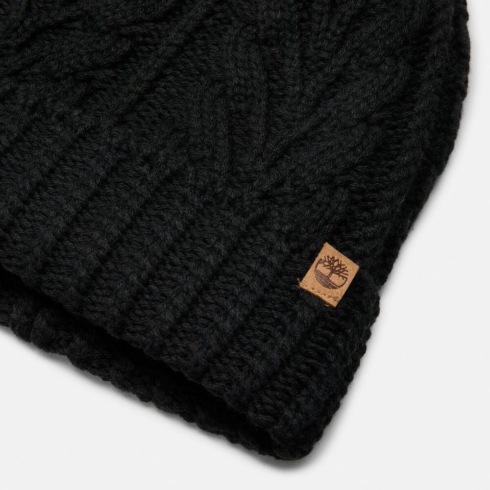 Cable Pom Beanie