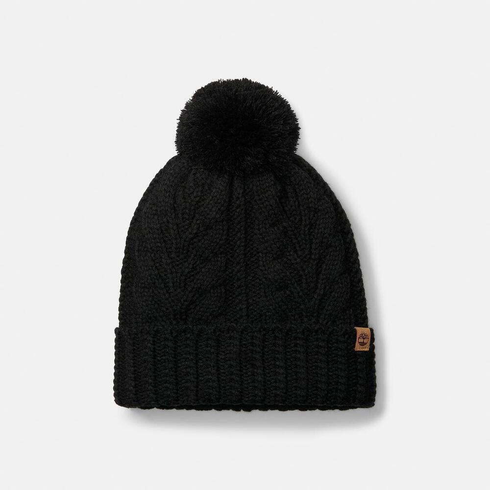 Cable Pom Beanie