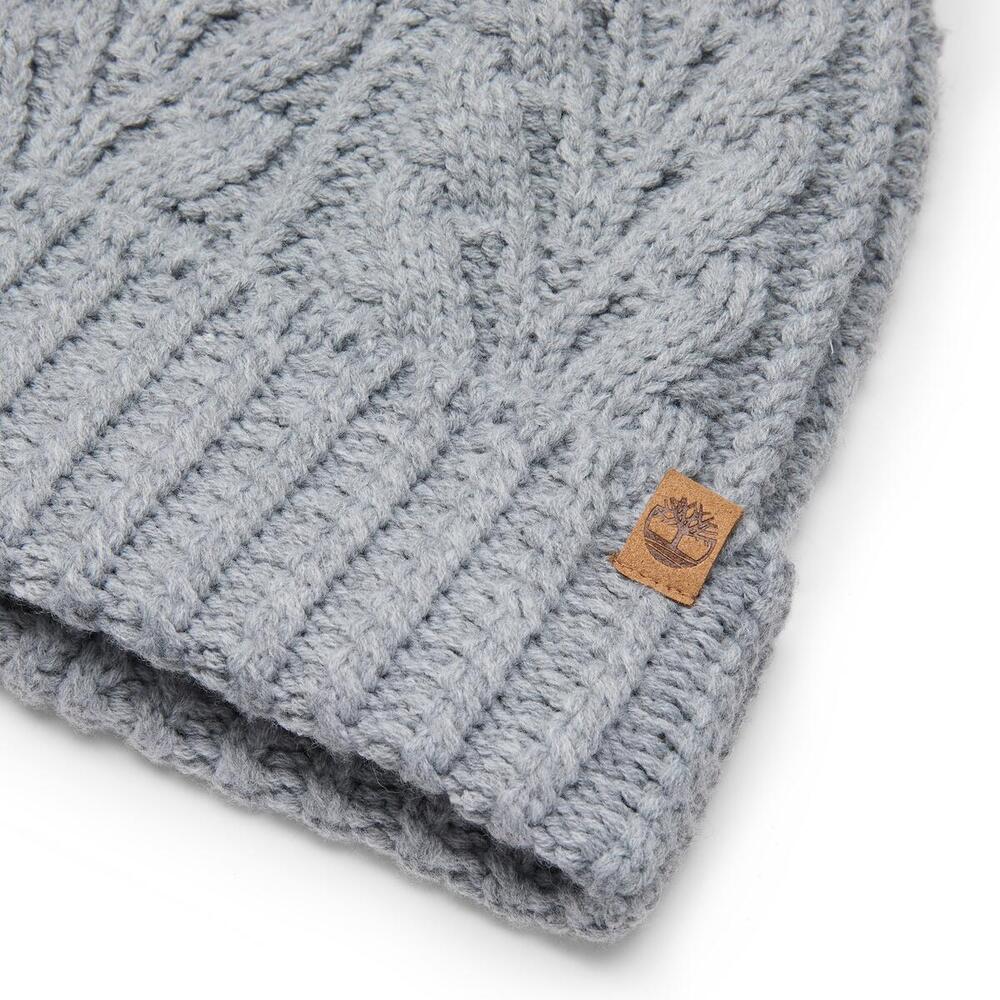 Cable Pom Beanie