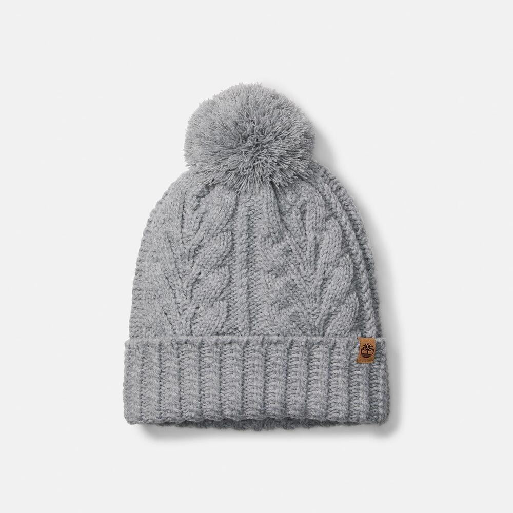 Cable Pom Beanie