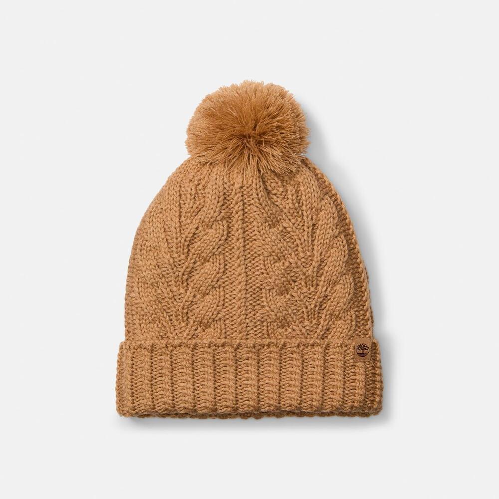 Cable Pom Beanie