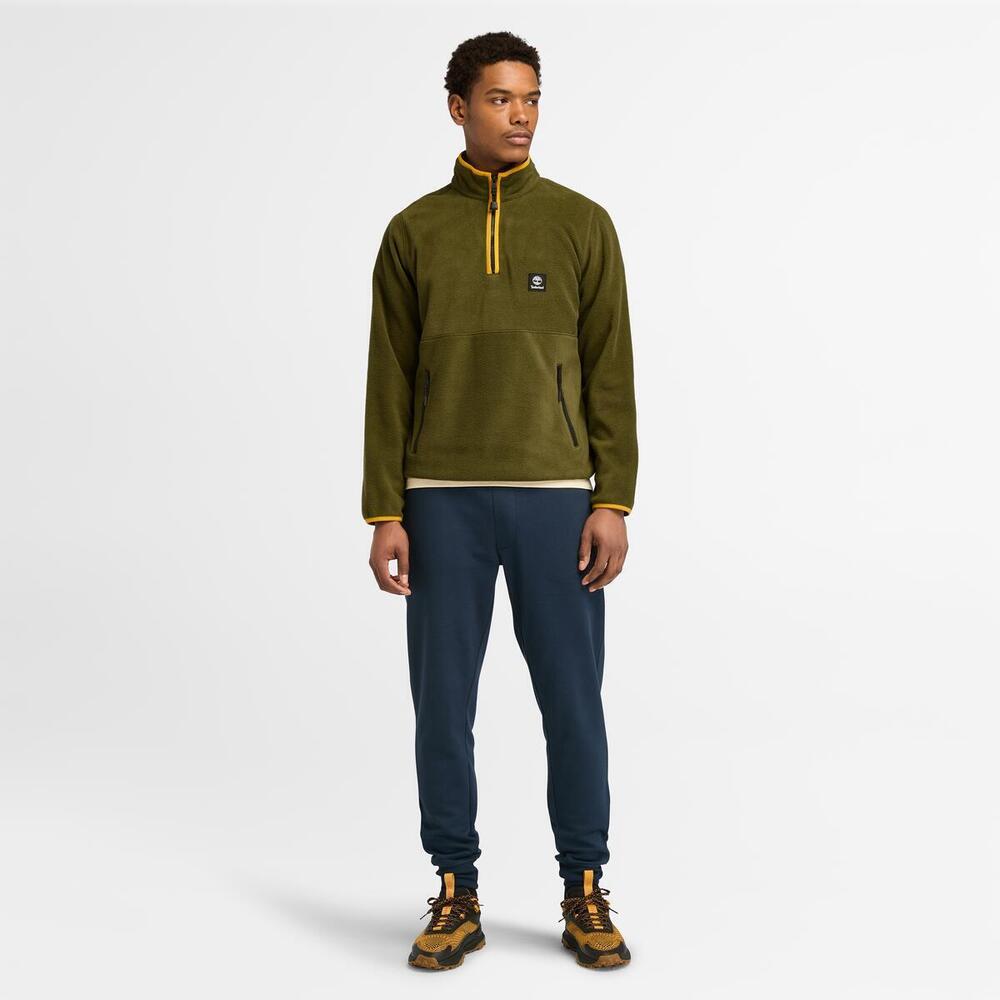 1/4 Zip Polar Fleece Sweater For Men