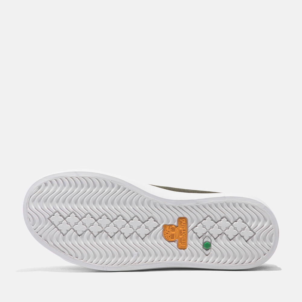 TIMBERLAND NEWPORT BAY HOOK & LOOP SNEAKER FOR YOUTH IN DARK GREEN