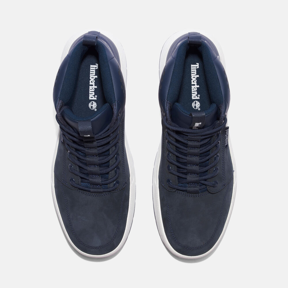 TIMBERLAND MAPLE GROVE MID SNEAKER FOR MEN IN NAVY