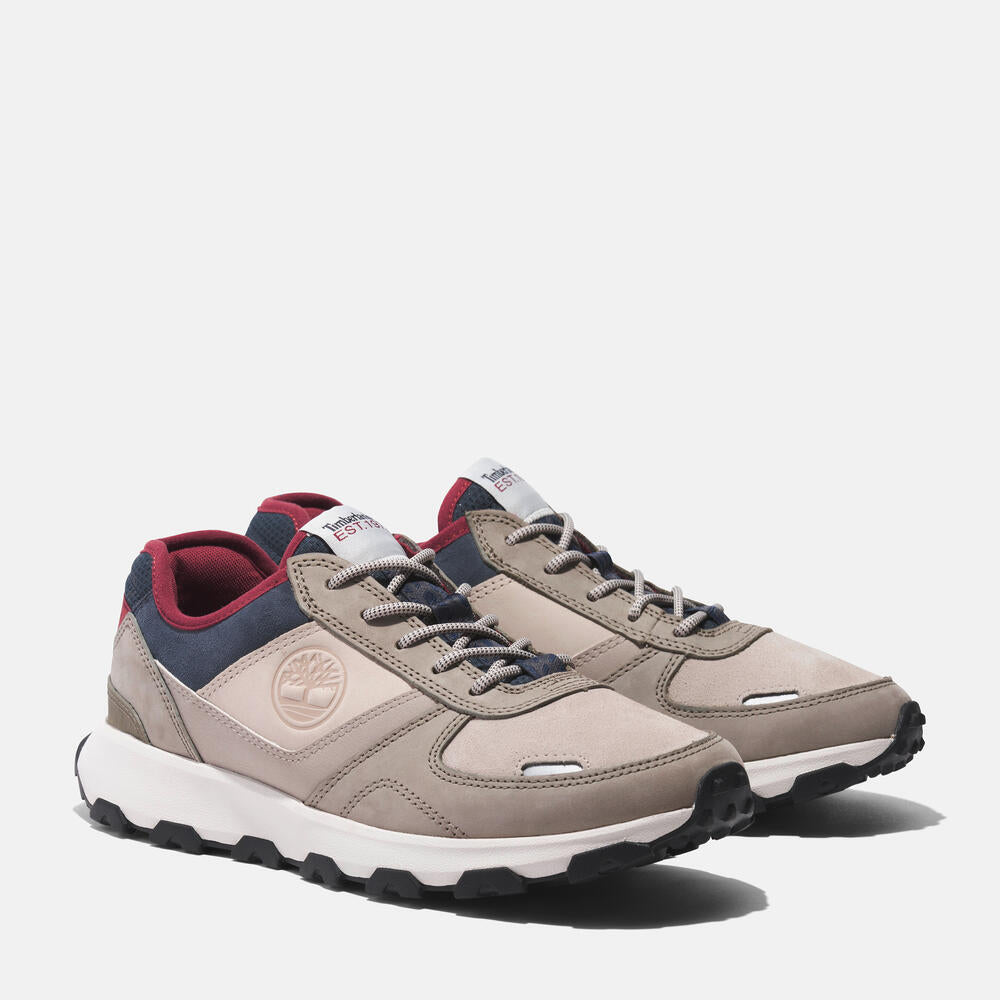 TIMBERLAND WINSOR PARK LOW LACE-UP SNEAKER FOR MEN IN LIGHT TAUPE