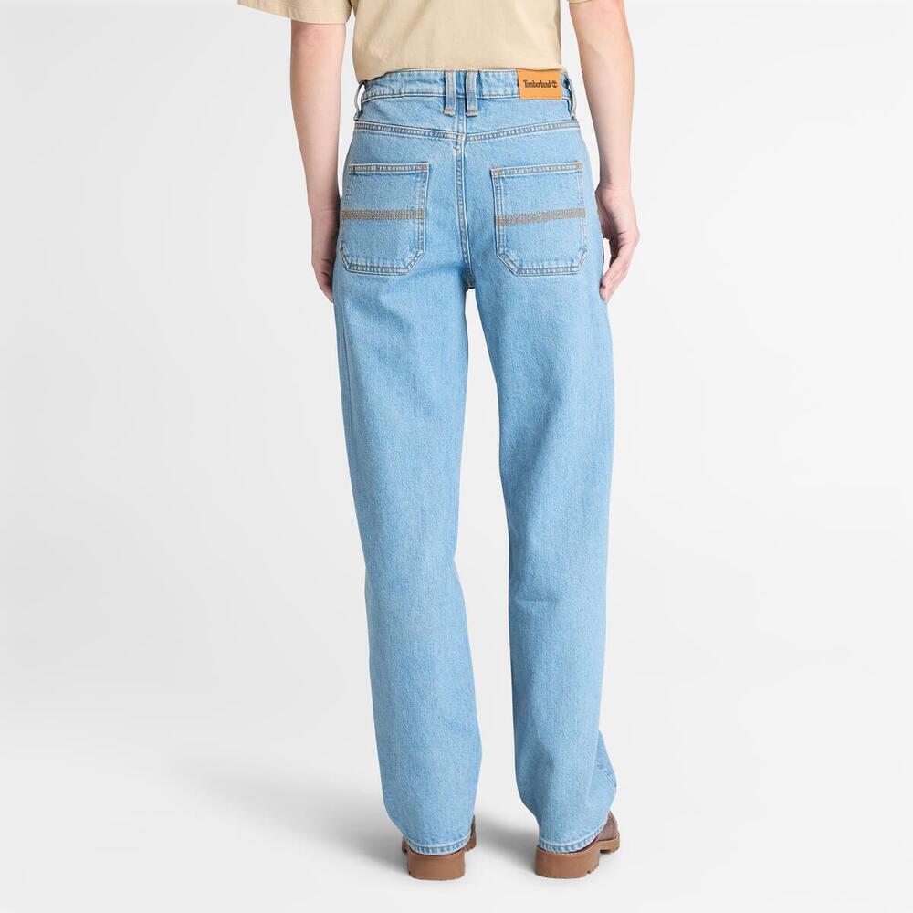 Denim Straight Pants For Women