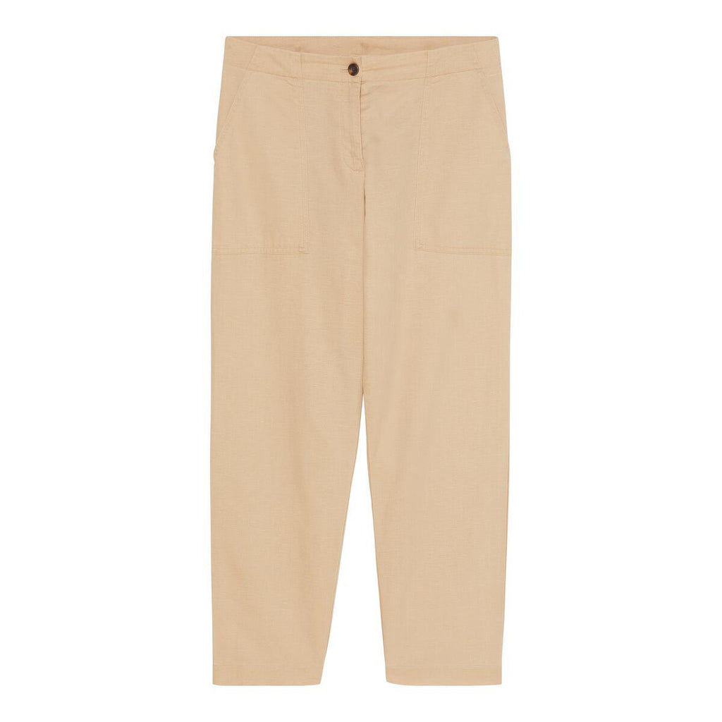 Linen Utility Fatigue Pants for Women