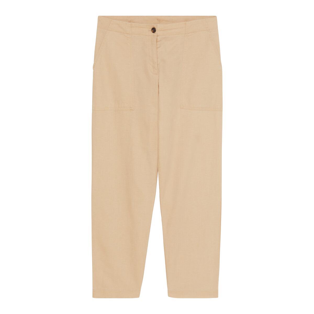 Linen Utility Fatigue Pants for Women