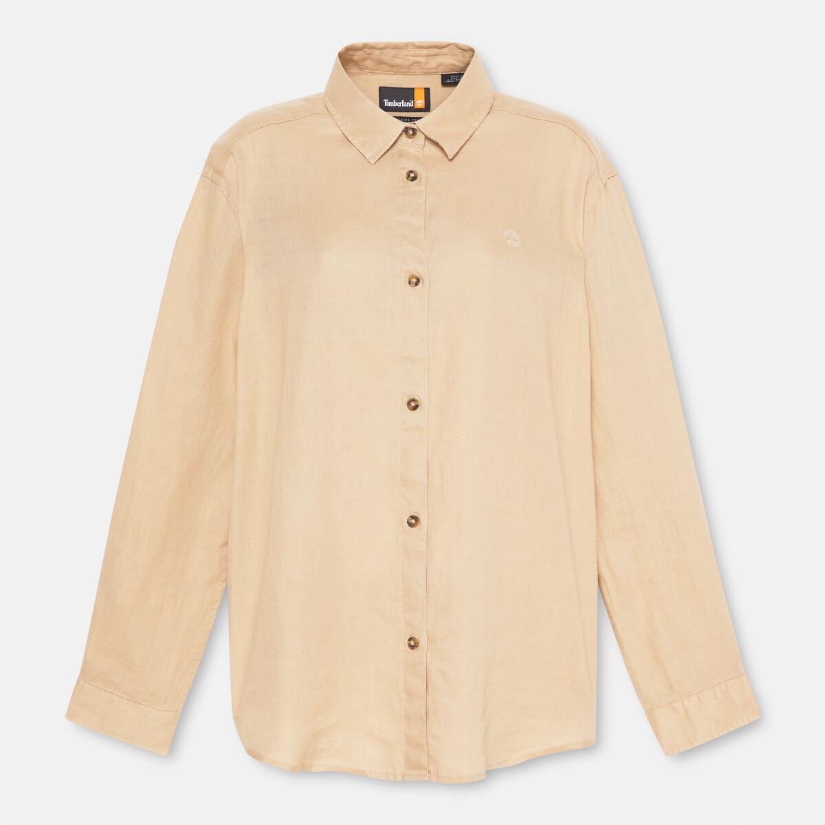 Long Sleeve Linen Shirt for Women