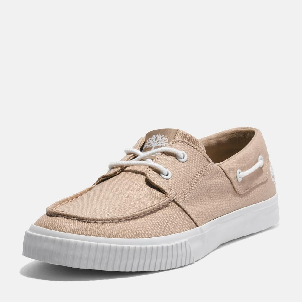 Beige TimberlandÃ‚Â® Mylo Bay Lace-Up Casual Oxford for Men. TencelÃ¢â€žÂ¢ Lyocell and RefibraÃ¢â€žÂ¢ upper for sustainability and breathability. Recycled lining. EVA footbed for comfort. Lace-up closure for fit. Classic oxford silhouette. Beige color for style