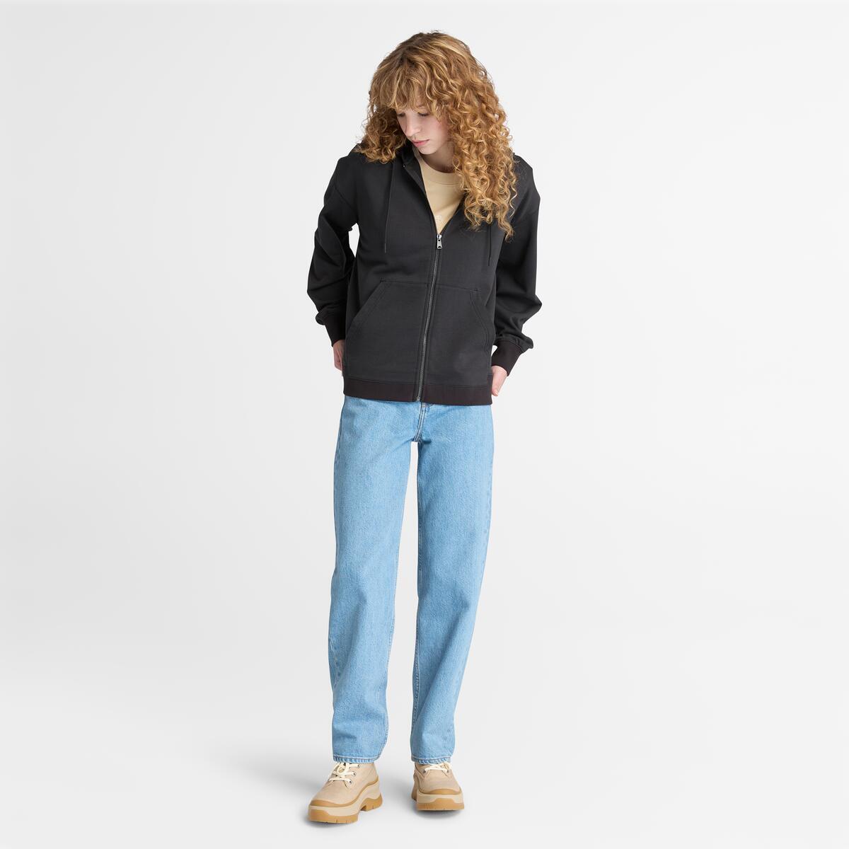 Exeter River Full-Zip Loop Back Hoodie For Women – Timberland