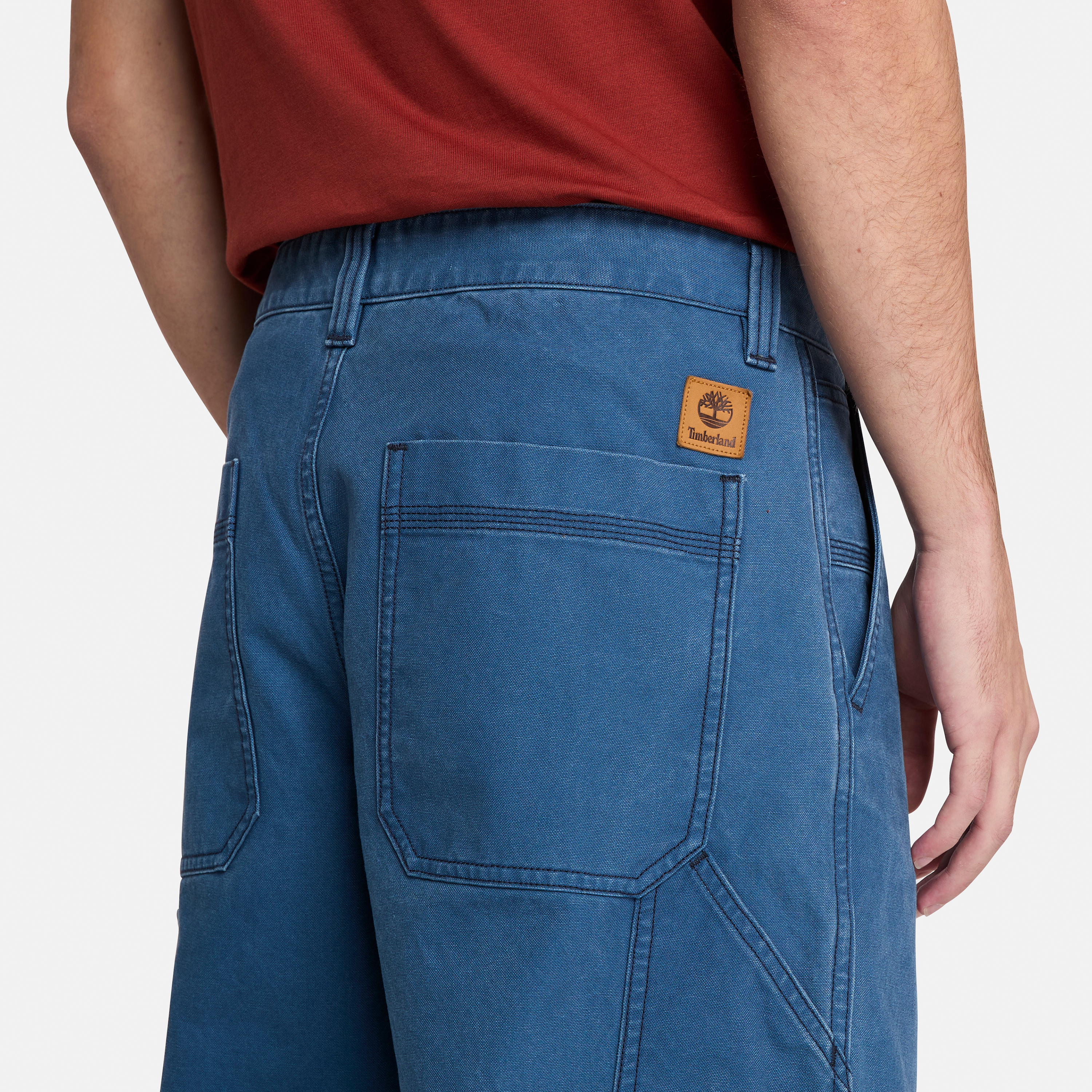 Rindge Washed Canvas Carpenter Pants for Men