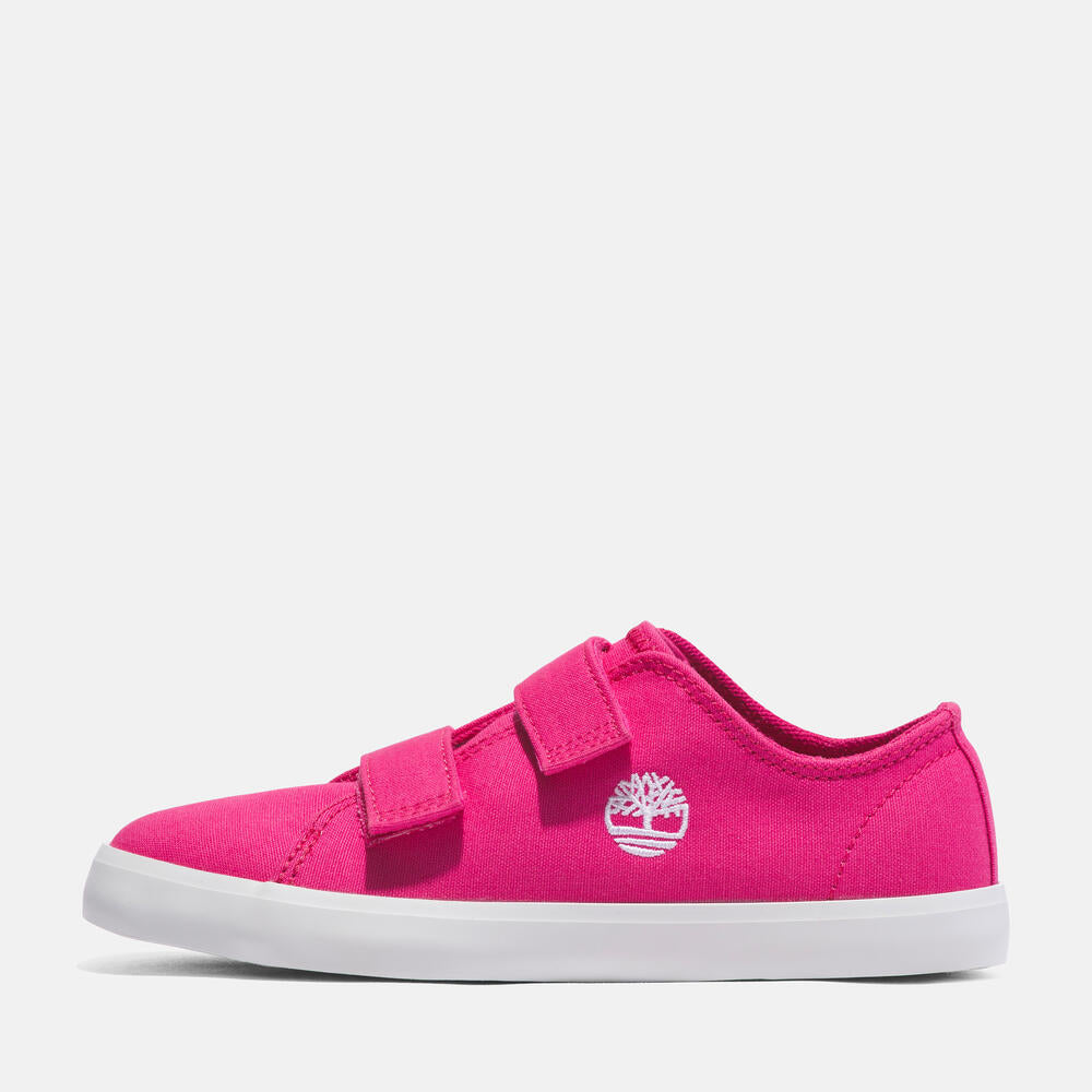 TIMBERLAND NEWPORT BAY HOOK & LOOP SNEAKER FOR TODDLER IN BRIGHT PINK