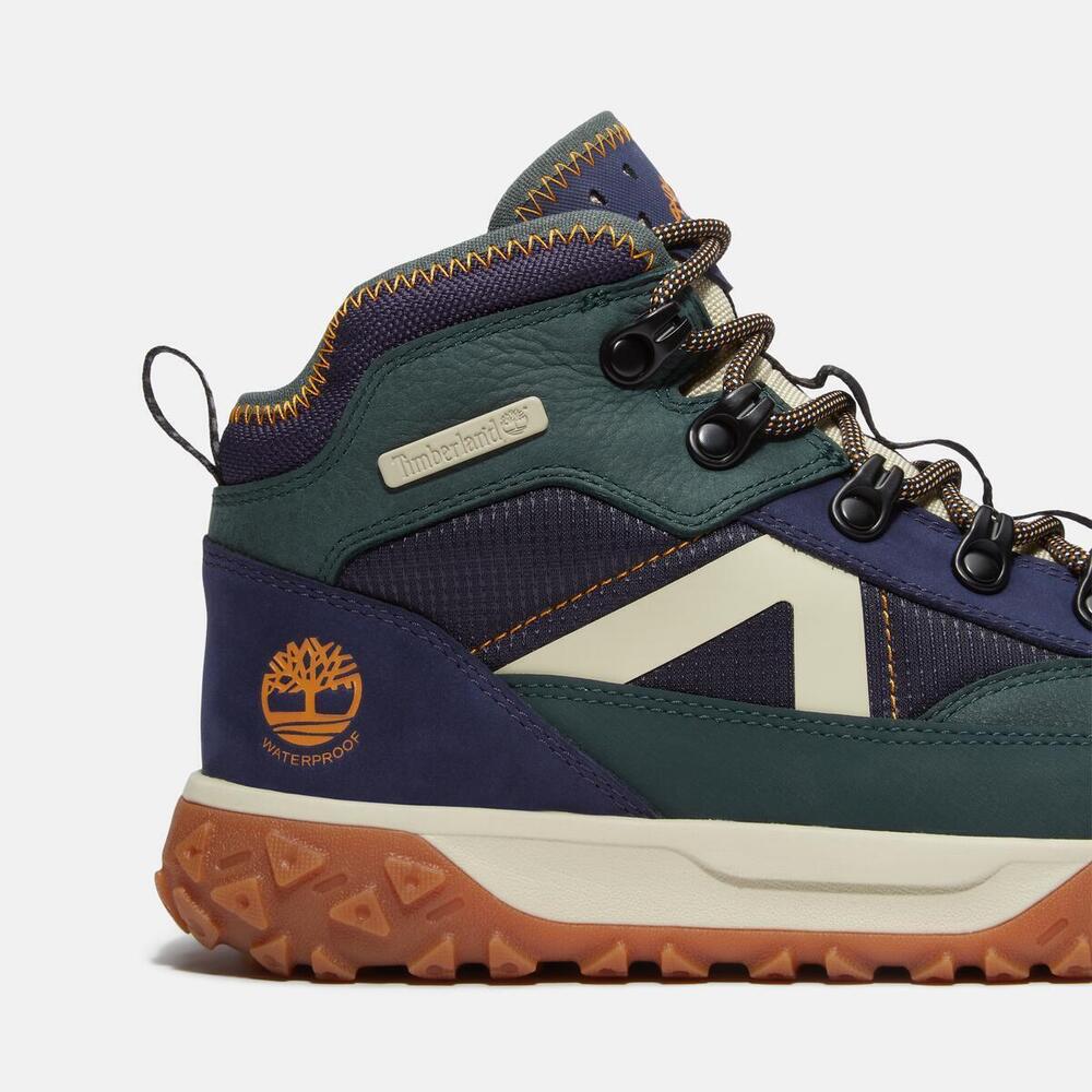 Greenstride Motion 6 Mid Lace Up Waterproof Boot For Junior