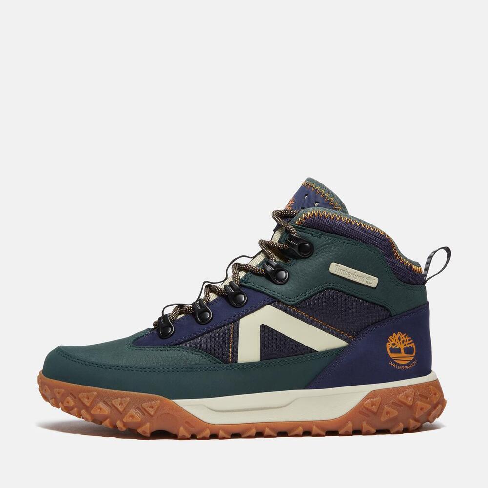 Greenstride Motion 6 Mid Lace Up Waterproof Boot For Junior