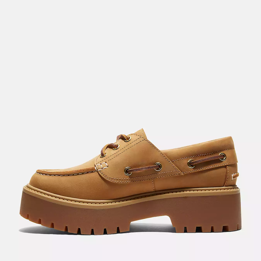 TIMBERLAND TIMBERLAND STONE STREET BOAT SHOE FOR WOMEN IN WHEAT
