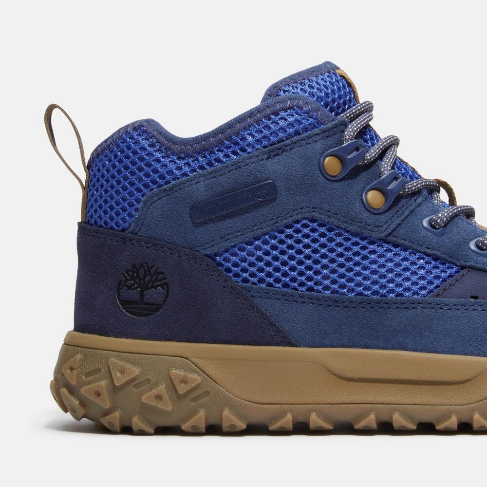 Greenstride Motion 6 Mid Lace Up Sneaker For Junior