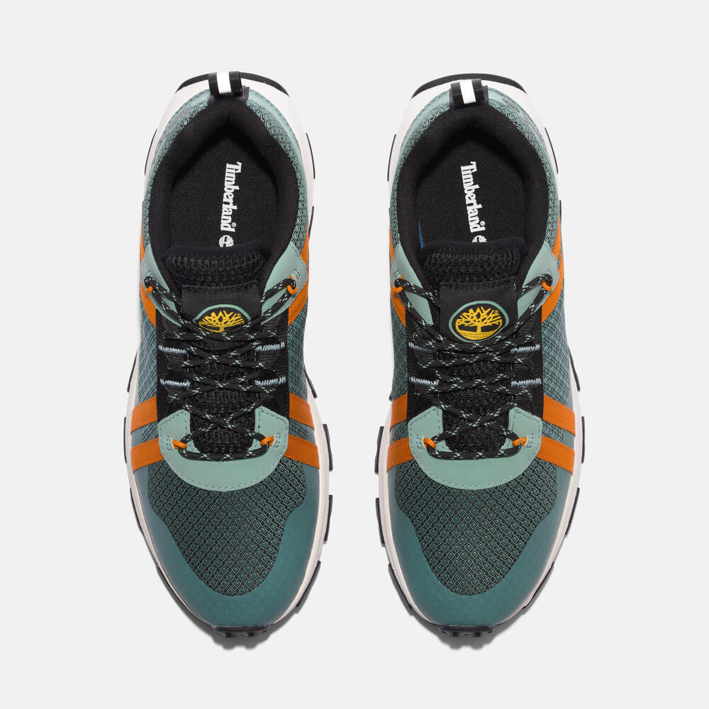 TIMBERLAND WINSOR TRAIL LOW LACE-UP SNEAKER FOR MEN IN LIGHT GREEN