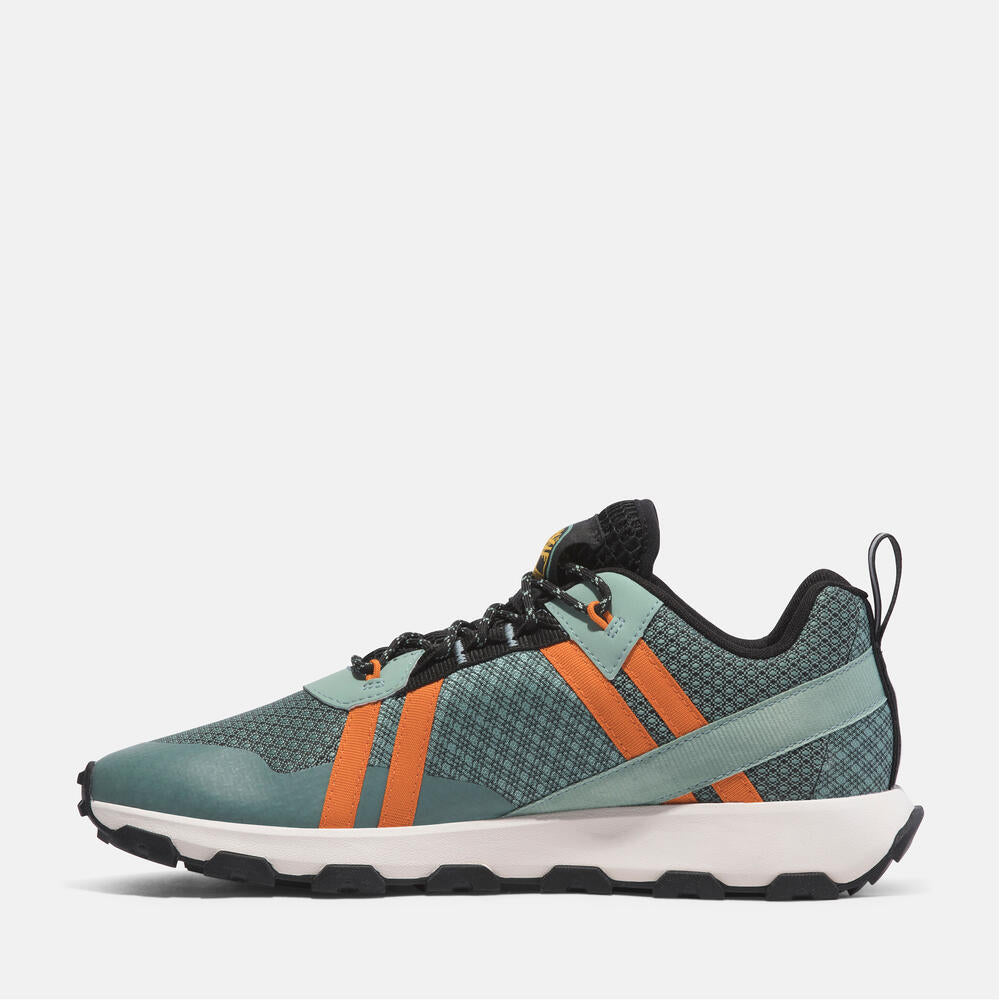 TIMBERLAND WINSOR TRAIL LOW LACE-UP SNEAKER FOR MEN IN LIGHT GREEN