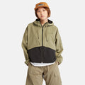 TIMBERLAND MULTI-POCKET WINDBREAKER JACKET FOR WOMEN IN OLIVE GREEN