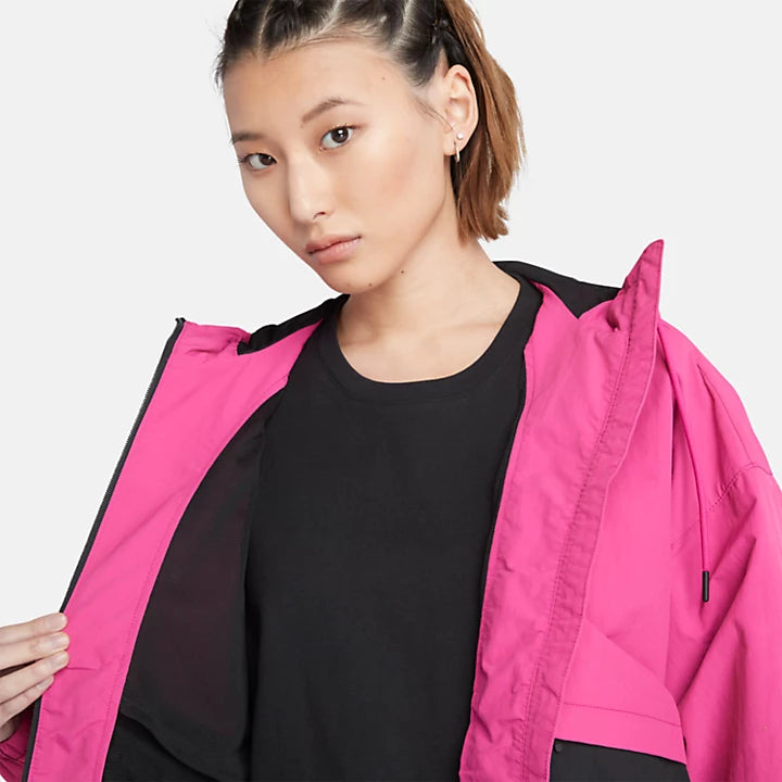 Multi-Pocket Windbreaker Jacket For Women In Pink – Timberland Multi-Pocket Windbreaker Jacket For Women In Pink – Timberland