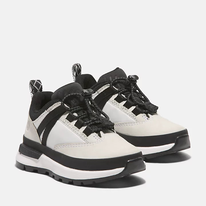 TIMBERLAND EURO TREKKER TRAINER FOR TODDLER IN WHITE