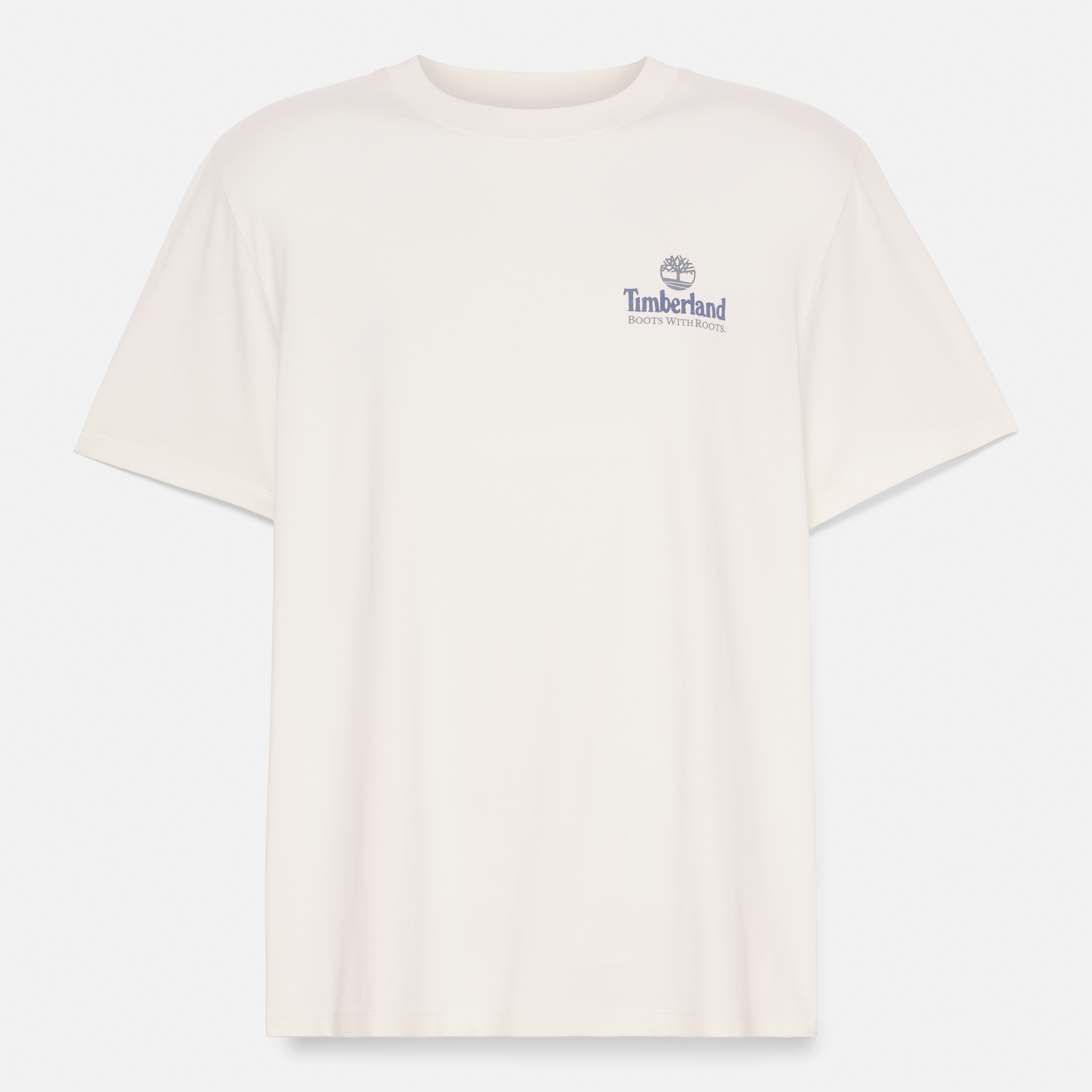 Illustrated Tree Logo Back Graphic T-Shirt For Men