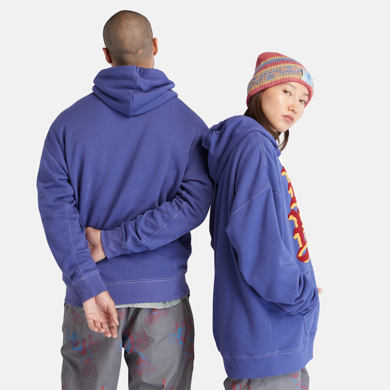 TIMBERLAND BEE LINE X TIMBERLAND NEW YORK HOODIE FOR ALL GENDERS IN BLUE