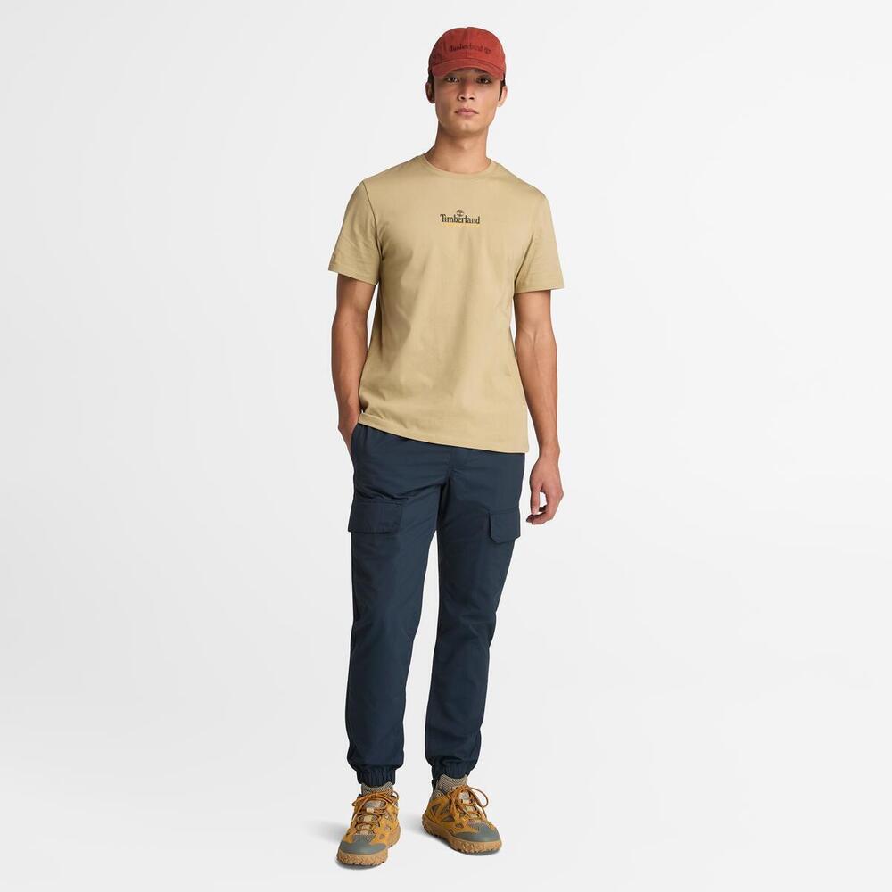 Washed Back On The Road Graphic T-Shirt For Men