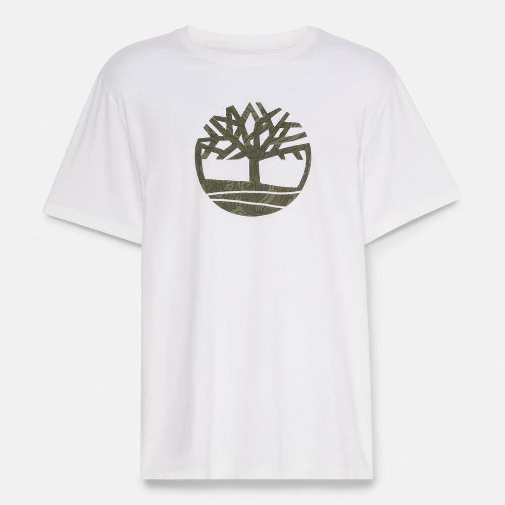 Kennebec River Camo Tree Logo T-Shirt For Men