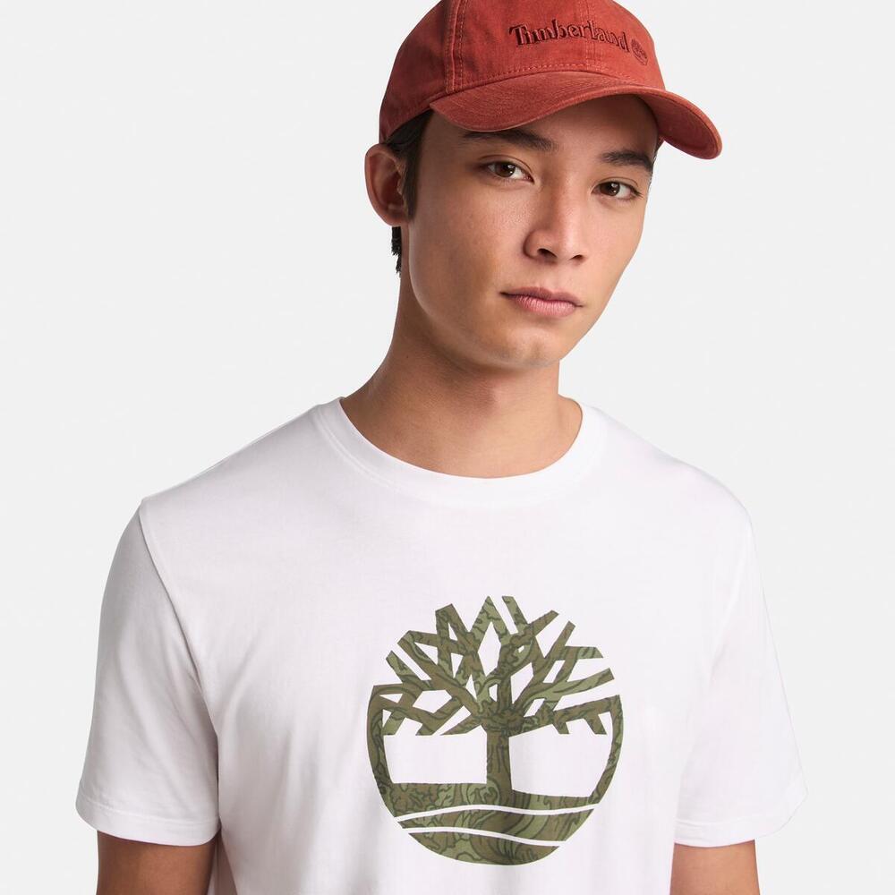 Kennebec River Camo Tree Logo T-Shirt For Men