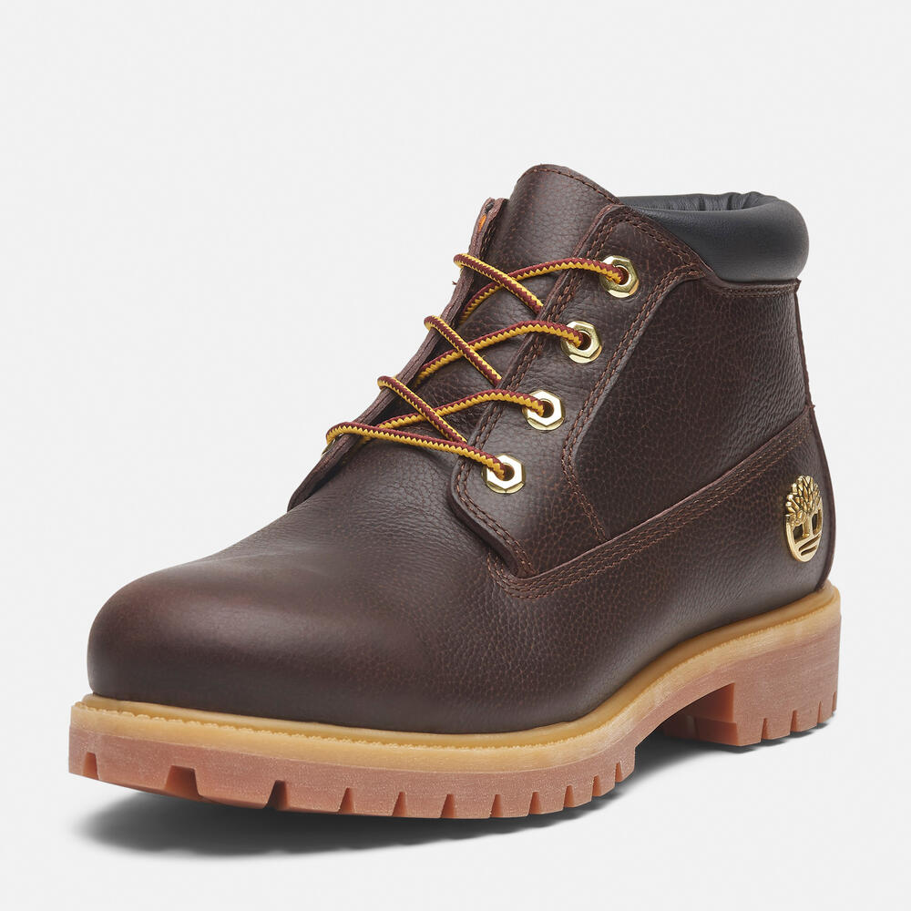 Timberland Premium® Espresso Nelson Waterproof Chukka Boot for Men