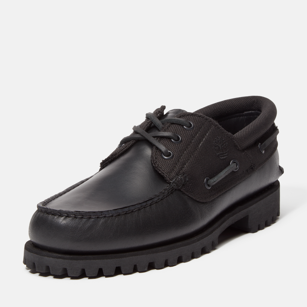 靴 Timberland 3EYE BLACK NUBUCK 28cm Timberland® Authentic Handsewn 3-Eye Boat Shoe for Men